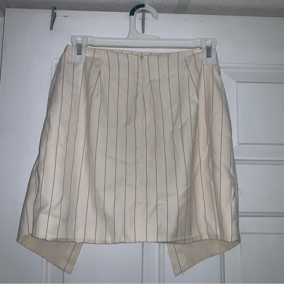 Pinstriped Mini Skirt - Picture 2 of 4